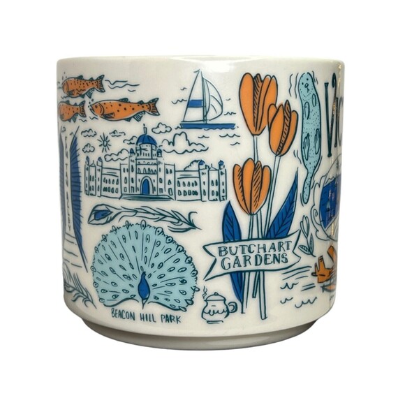 Starbucks Victoria Canada Coffee Mug Been There Series Across The Globe 14oz - Picture 4 of 9